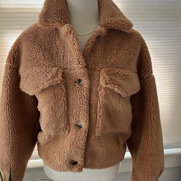 Miss Love Boutique Teddy Jacket size Small NWT - Picture 1 of 4